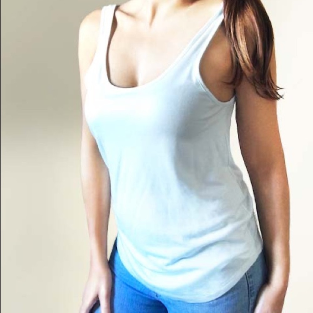 RAG & BONE Scoop & Cowl Neckline Tank Top